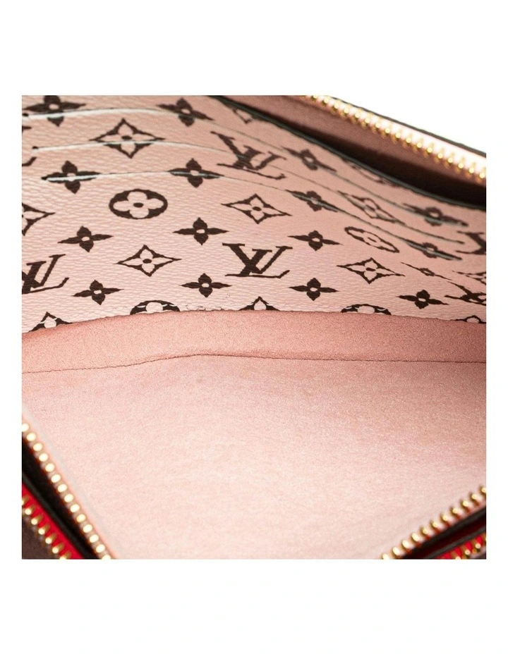 Printed Leather Pouch in Red Pre-Loved (Fashion Group ABN 30 617 598 651) image 4