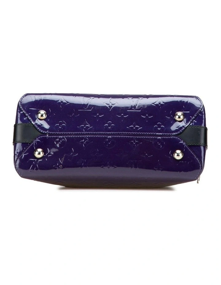 Elegant Top Handle Satchel Bag in Purple Pre-Loved (Fashion Group ABN 30 617 598 651) image 3