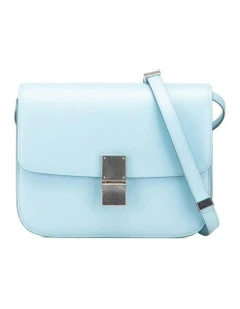 Classic Leather Shoulder Bag in Blue Pre-Loved (Fashion Group ABN 30 617 598 651)