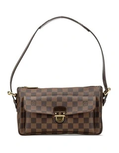 Louis Vuitton Checkered Pattern Handbag in Brown