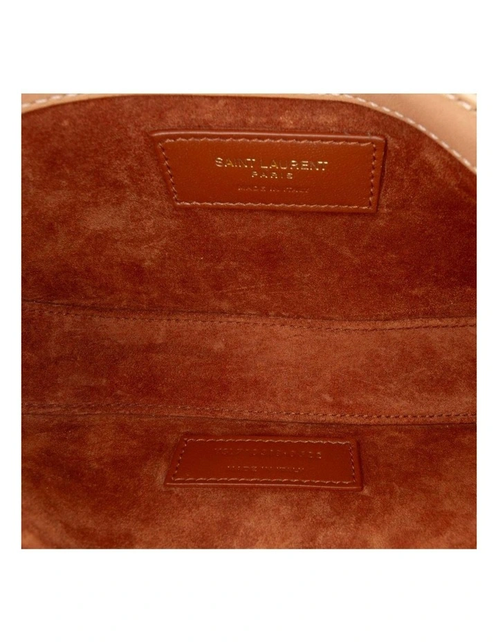 Saint Laurent Handle Bag in Brown image 4