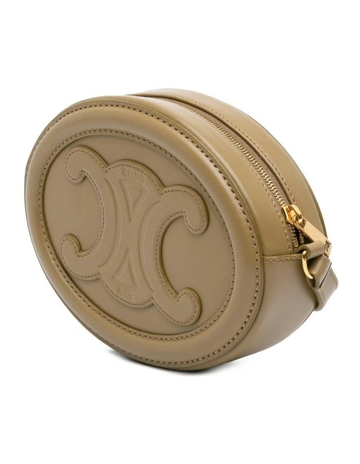 Celine Leather Oval Bag in Brown image 2