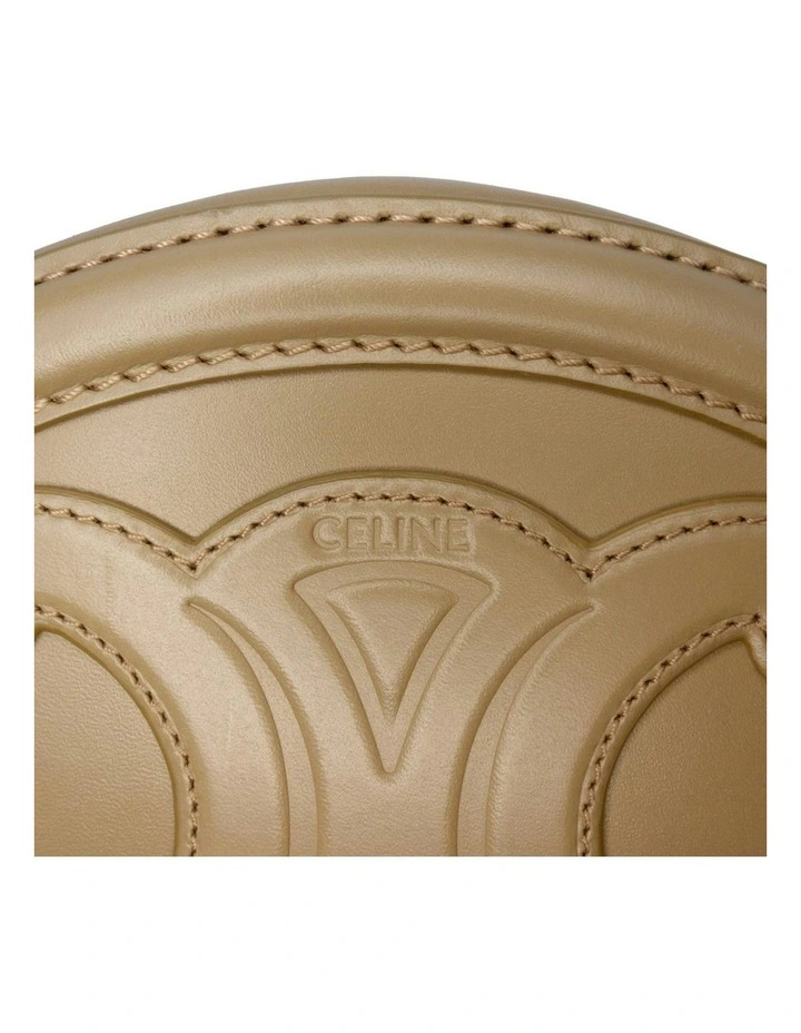 Celine Leather Oval Bag in Brown image 5