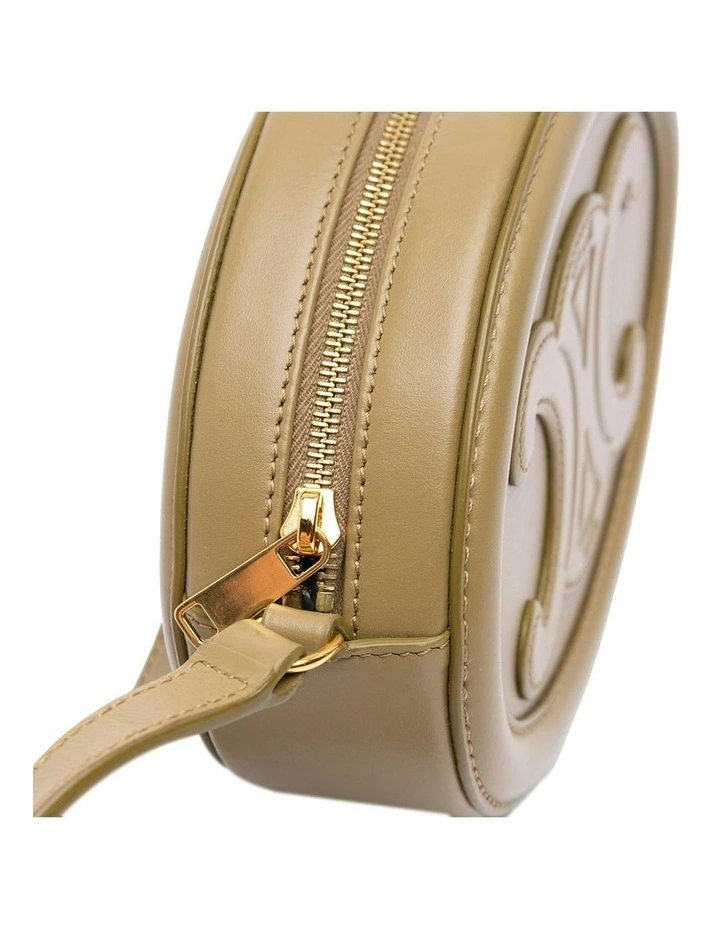 Celine Leather Oval Bag in Brown image 7