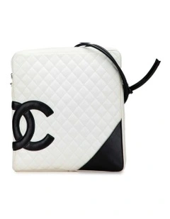 Chanel Quilted Leather Bag in White