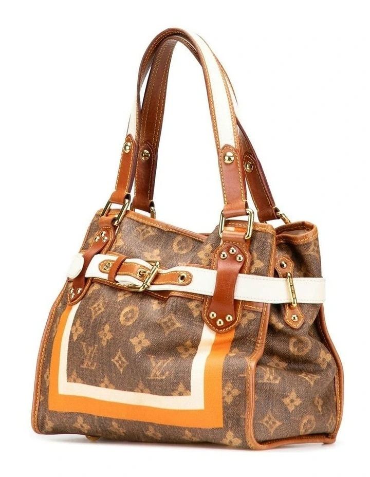 Louis Vuitton Printed Canvas Shoulder Bag in Brown image 1