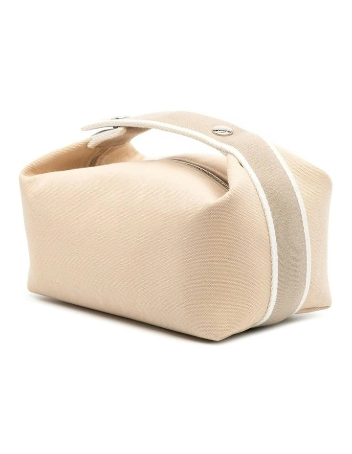 Herms Canvas Top Handle Bag in Brown image 2