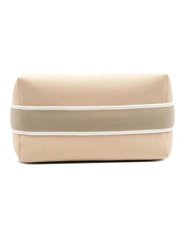 Herms Canvas Top Handle Bag in Brown image 3