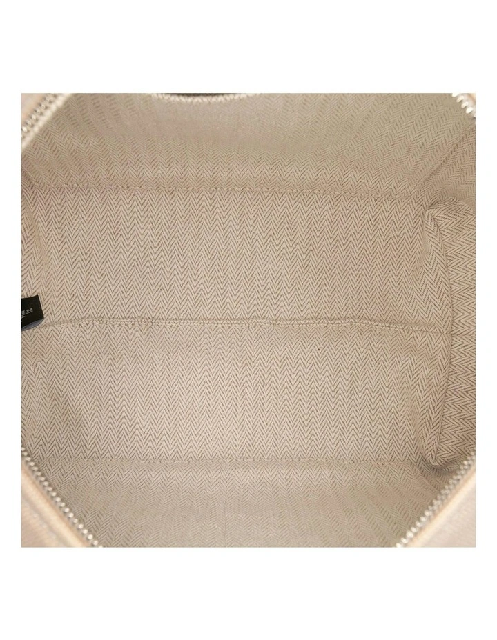 Herms Canvas Top Handle Bag in Brown image 4