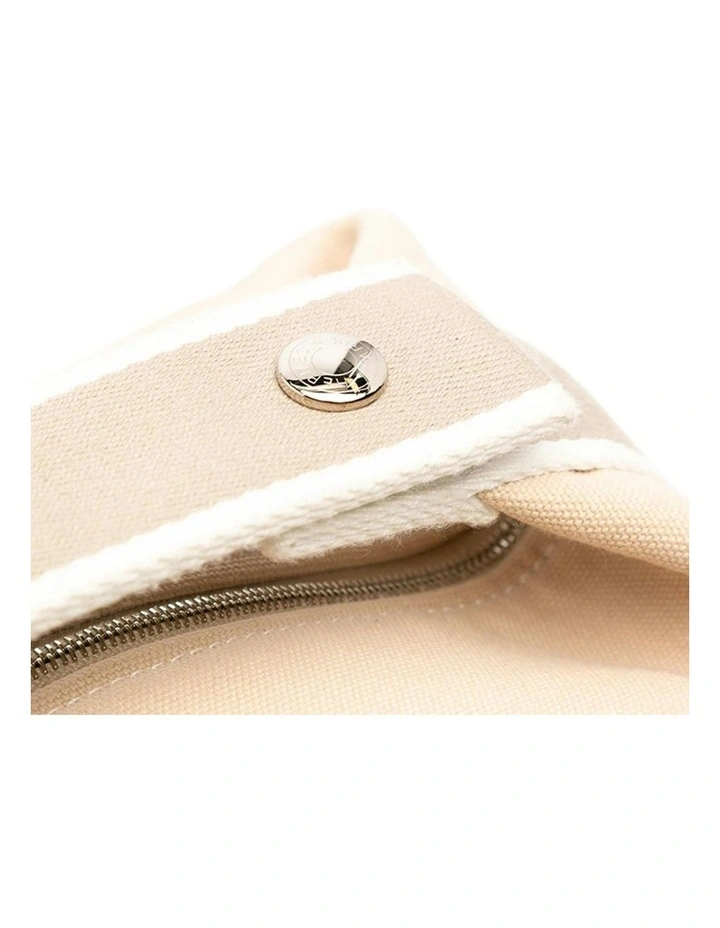 Herms Canvas Top Handle Bag in Brown image 5