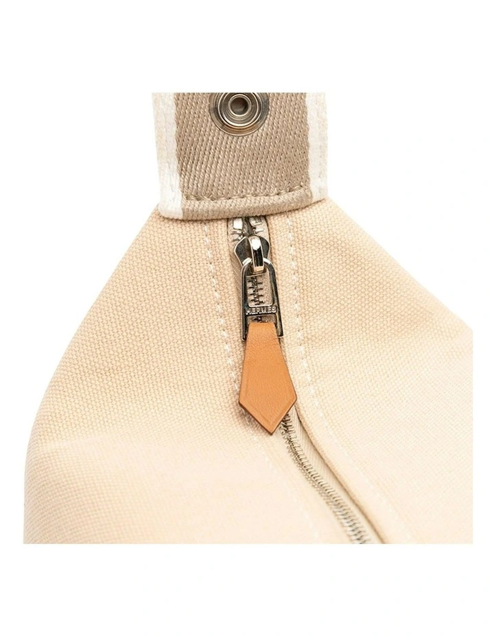 Herms Canvas Top Handle Bag in Brown image 6