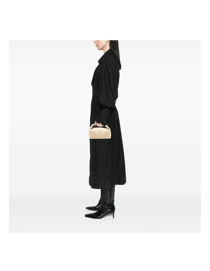 Herms Canvas Top Handle Bag in Brown image 7