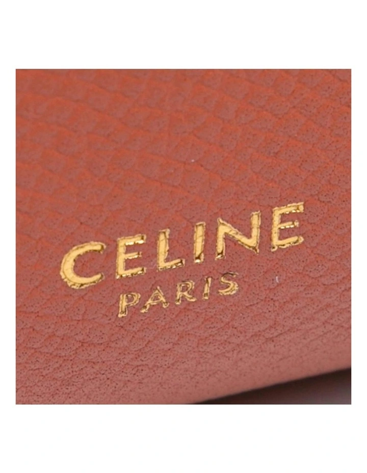 Celine Handle Leather Bag in Orange image 5