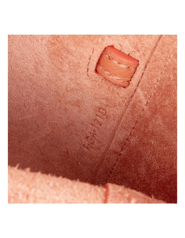 Celine Handle Leather Bag in Orange image 7