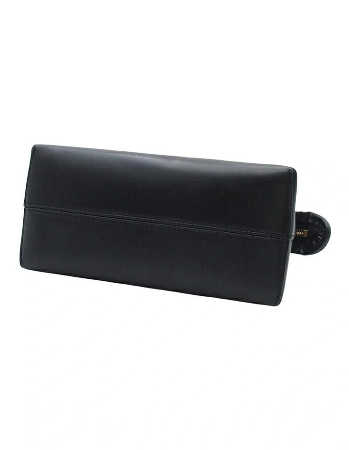 Fendi Structured Top Handle Bag in Black image 3