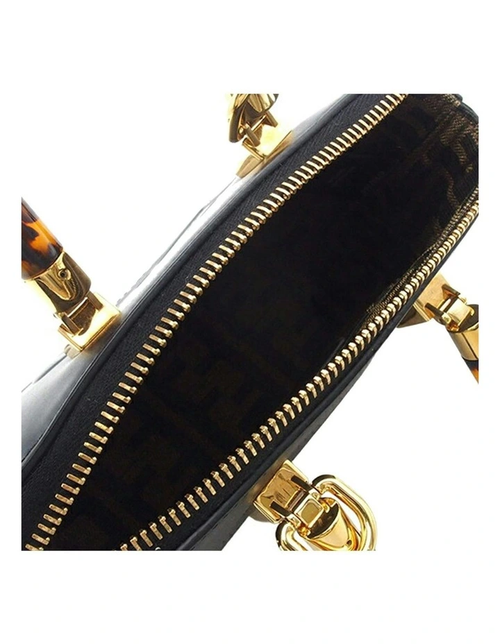 Fendi Structured Top Handle Bag in Black image 4
