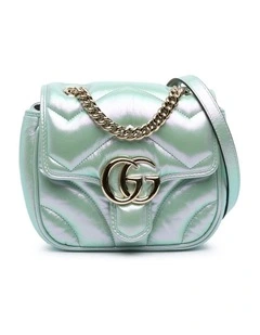Gucci Quilted Shoulder Bag in Green