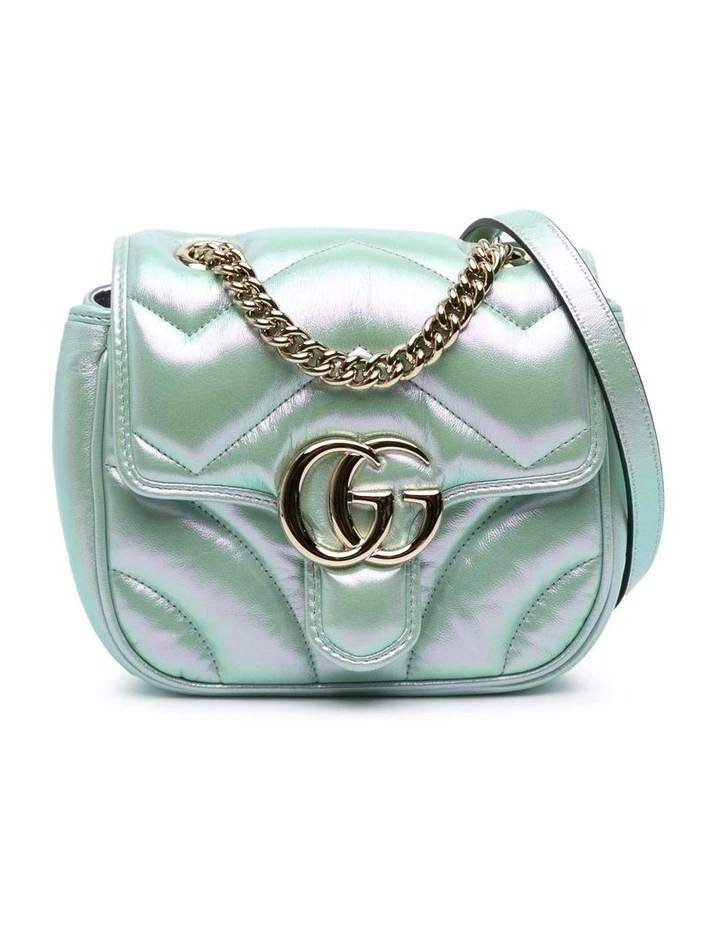 Gucci Quilted Shoulder Bag in Green image 1
