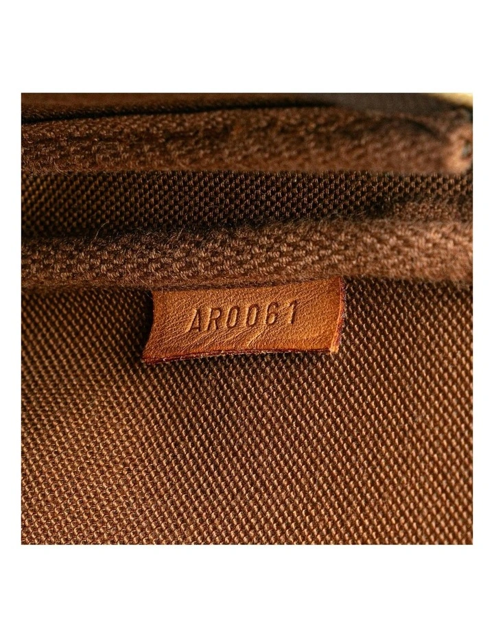 Printed Leather Handbag in Brown image 5