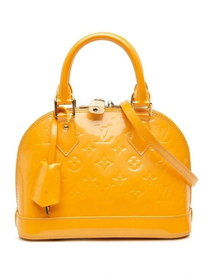 Louis Vuitton Leather Top Handle Bag Pre-Loved in Yellow image 1