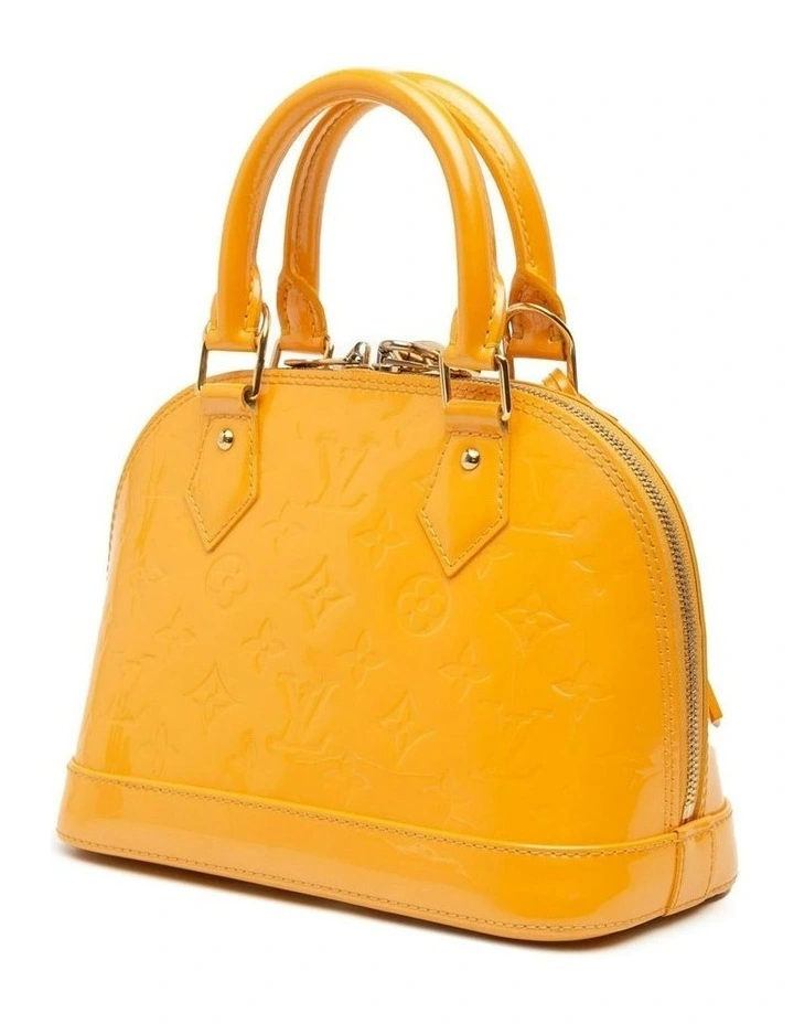 Louis Vuitton Leather Top Handle Bag Pre-Loved in Yellow image 2