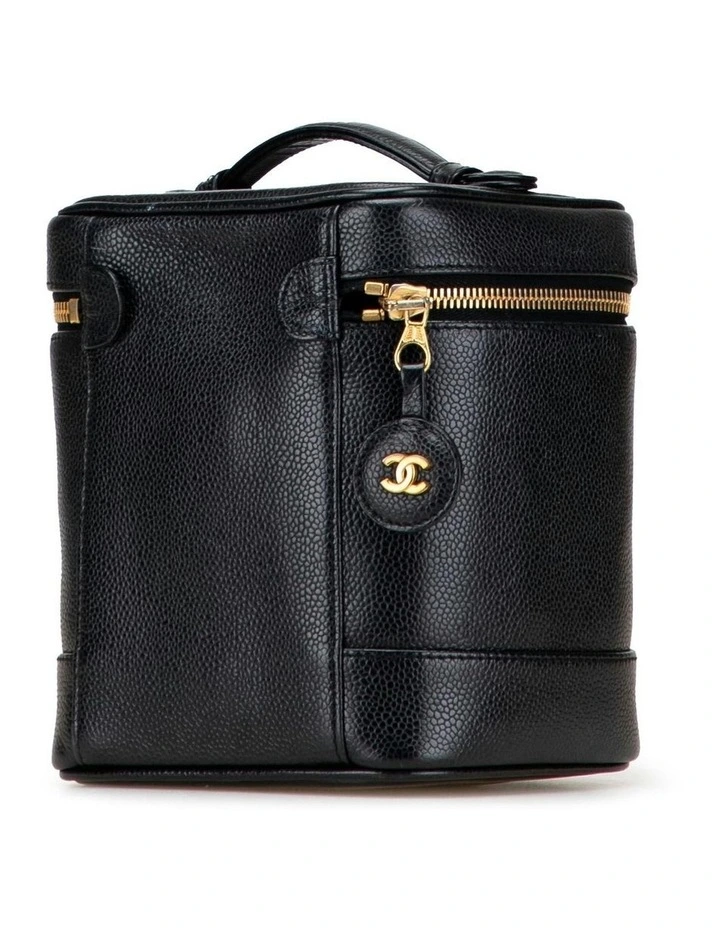 Chanel Vanity Case Pre-Loved in Black image 2