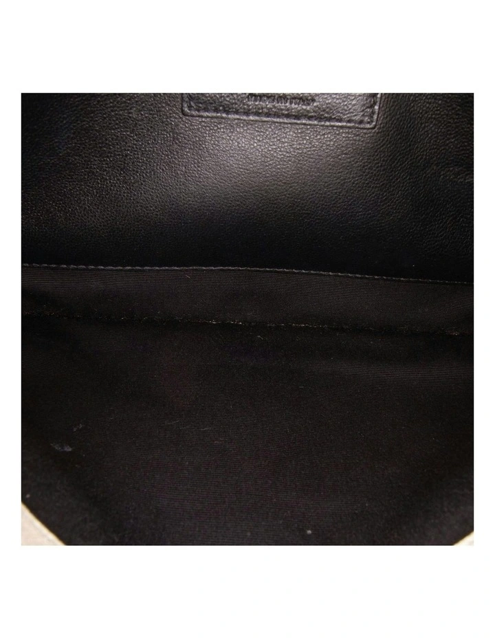 Saint Laurent Manhattan Shoulder Bag Pre-Loved in White image 5