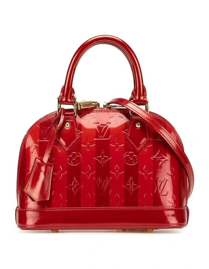 Louis Vuitton Elegant Dome-Shaped Satchel in Red image 1