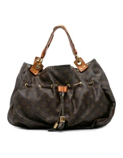 Louis Vuitton Printed Pattern Handbag in Brown