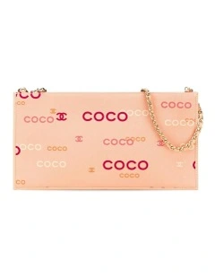 Chanel Chain Evening Bag Pre-Loved in Pink