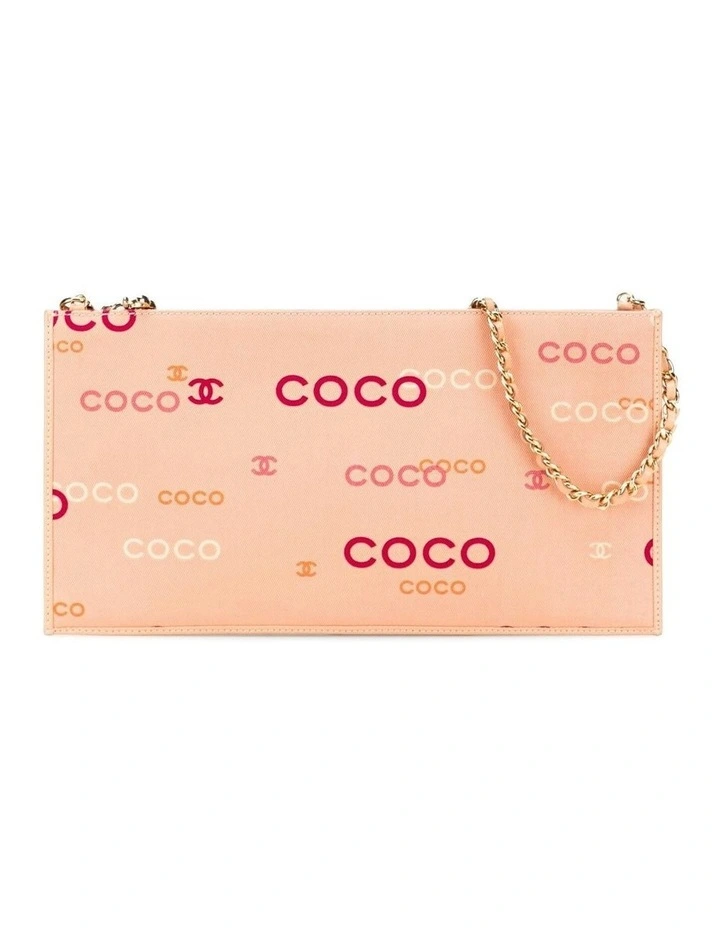 Chanel Chain Evening Bag Pre-Loved in Pink image 1