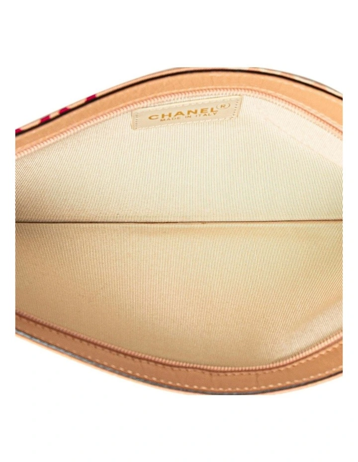 Chanel Chain Evening Bag Pre-Loved in Pink image 4