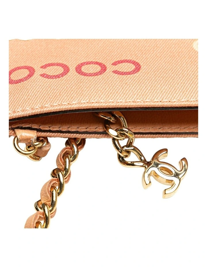 Chanel Chain Evening Bag Pre-Loved in Pink image 7