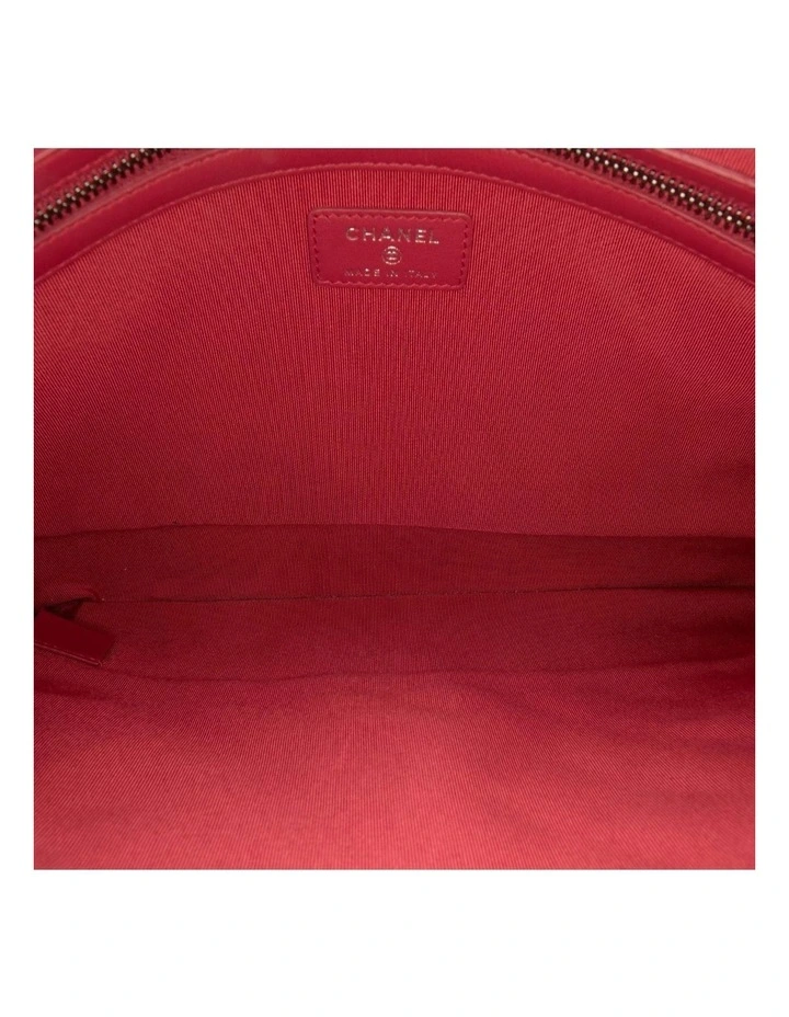 Chanel Quilted Leather Pouch Pre-Loved in Brown image 4