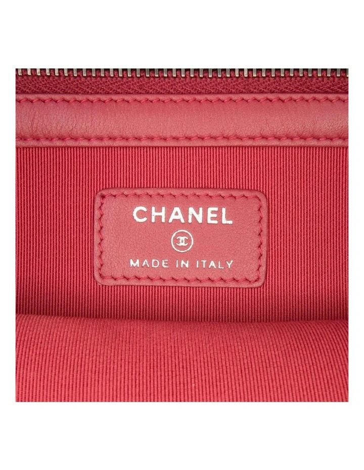 Chanel Quilted Leather Pouch Pre-Loved in Brown image 5