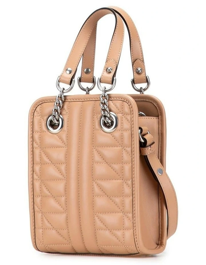 Gucci Quilted Leather Top Handle Bag Pre-Loved in Brown image 2