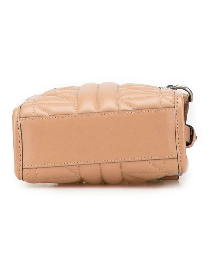 Gucci Quilted Leather Top Handle Bag Pre-Loved in Brown image 3