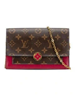 Louis Vuitton Chain Wallet Pre-Loved in Brown