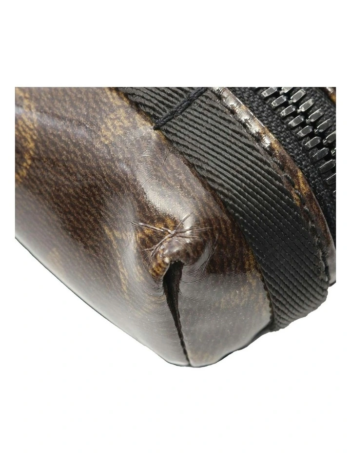 Louis Vuitton Printed Leather Waist Bag Pre-Loved in Brown image 6