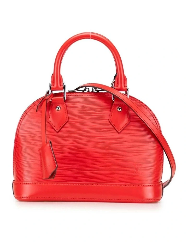 Louis Vuitton Leather Dome Handbag Pre-Loved in Red image 1