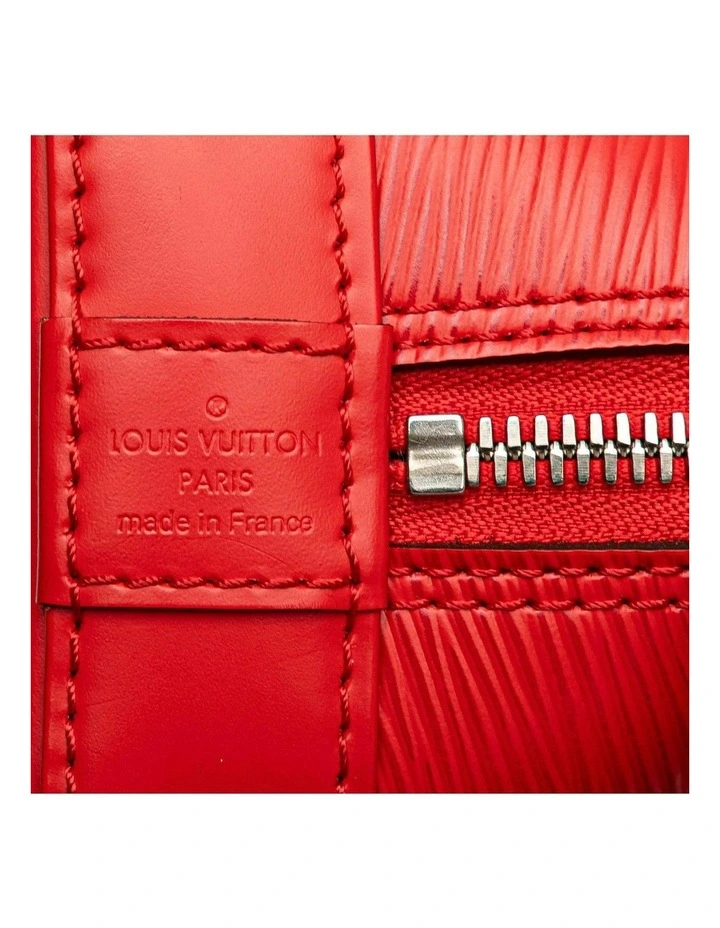 Louis Vuitton Leather Dome Handbag Pre-Loved in Red image 5