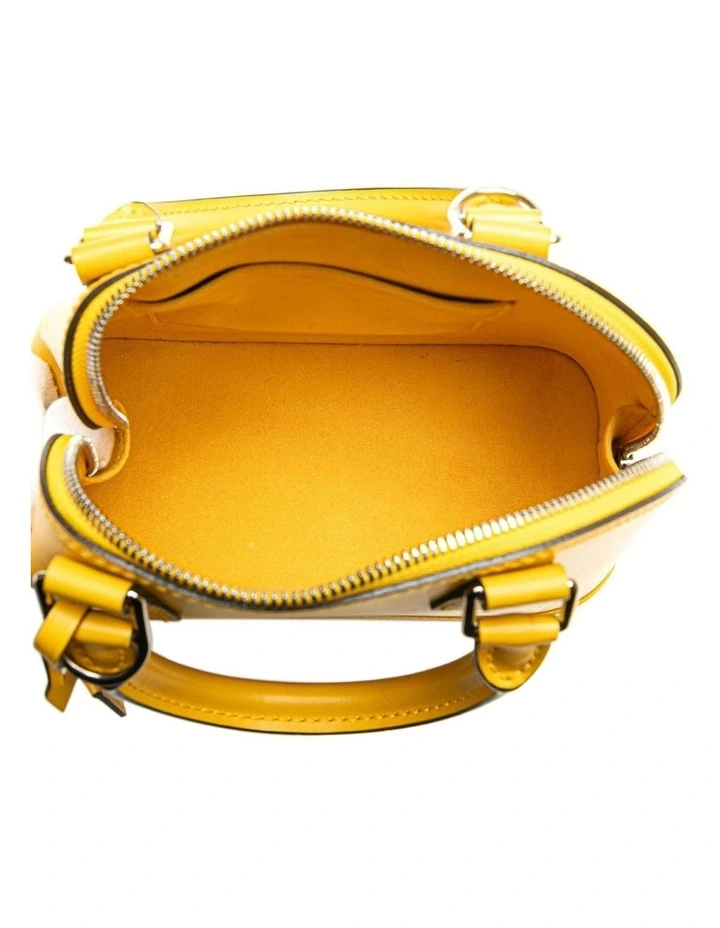 Louis Vuitton Leather Top Handle Bag Pre-Loved (Azura Fashion Group ABN 30 617 598 651) in Yellow image 4