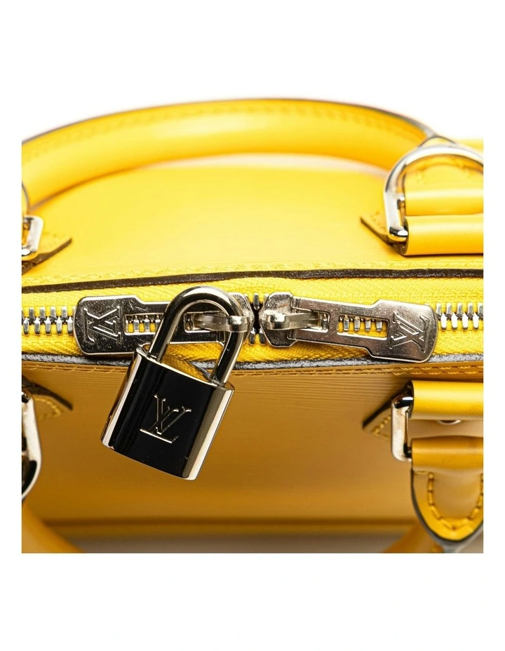 Louis Vuitton Leather Top Handle Bag Pre-Loved (Azura Fashion Group ABN 30 617 598 651) in Yellow image 7