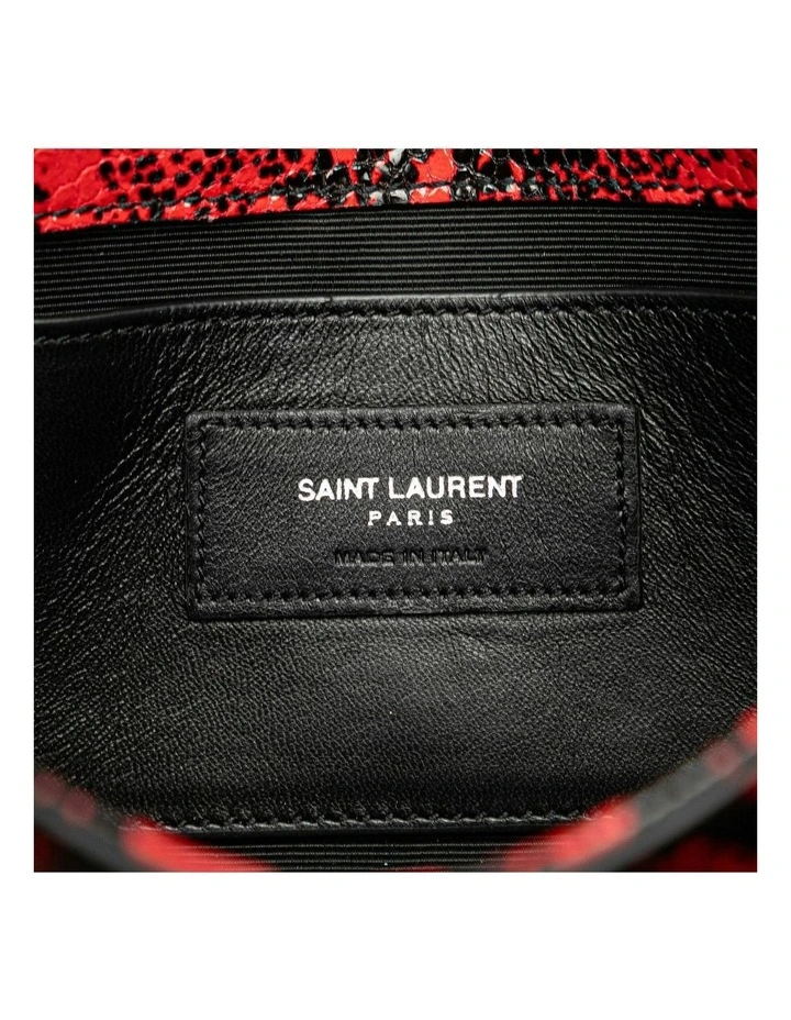 Saint Laurent Chain Shoulder Bag in Red image 5