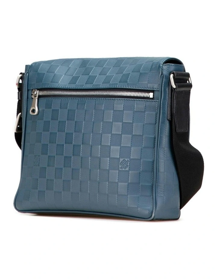 Louis Vuitton Leather Messenger Bag in Blue image 2