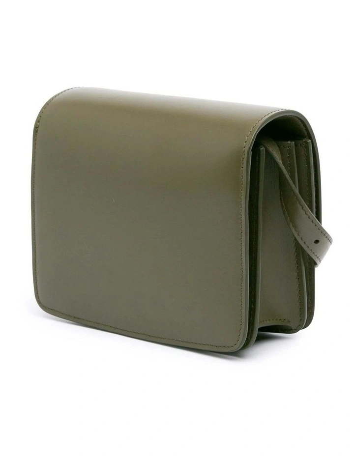 Celine Crossbody Flap Bag Pre-Loved in Green image 2