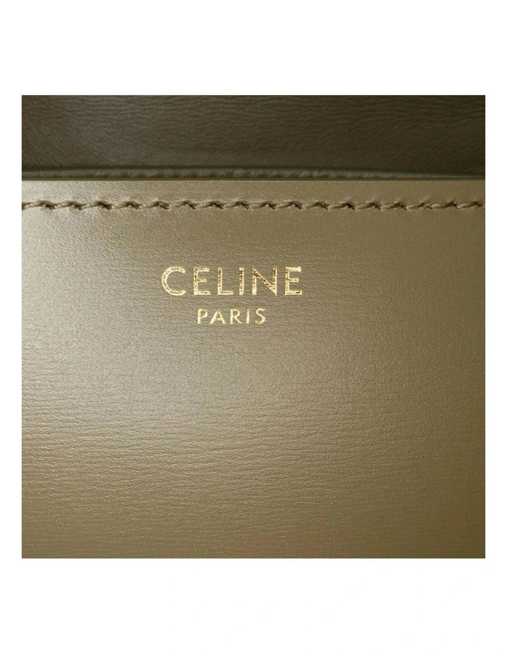 Celine Crossbody Flap Bag Pre-Loved in Green image 5