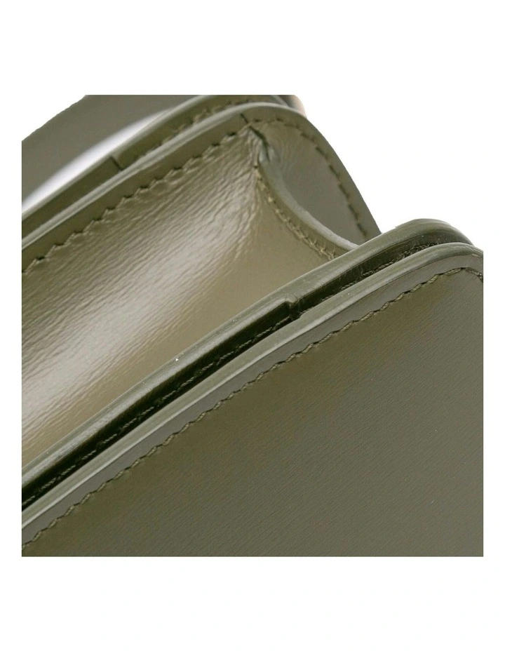 Celine Crossbody Flap Bag Pre-Loved in Green image 6