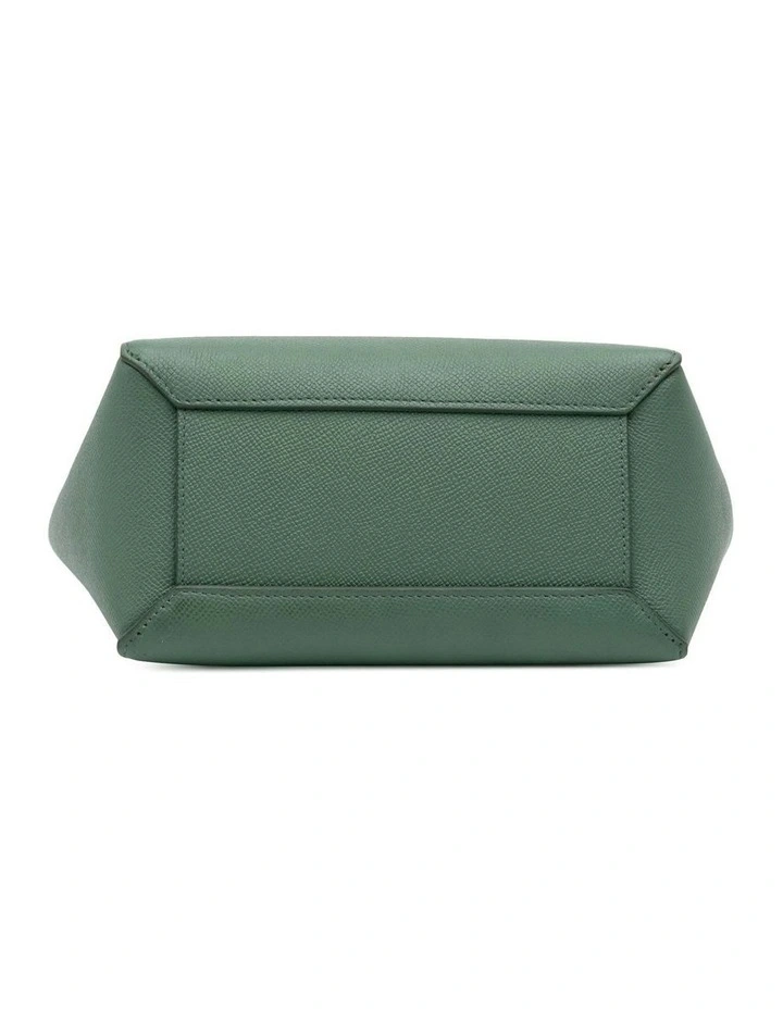 Celine Leather Belt Bag Pre-Loved in Green image 3