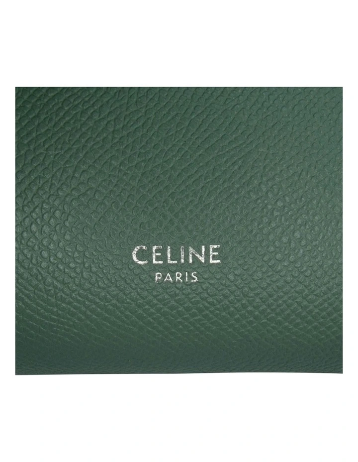 Celine Leather Belt Bag Pre-Loved in Green image 5
